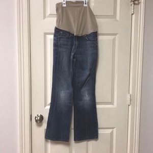 7 for All Mankind Bootcut Maternity Jeans 29